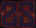 Black Blue And Orange Optical Illusion Bulldog Mola