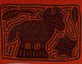 Orange And Burgundy Puppy Dog Mola