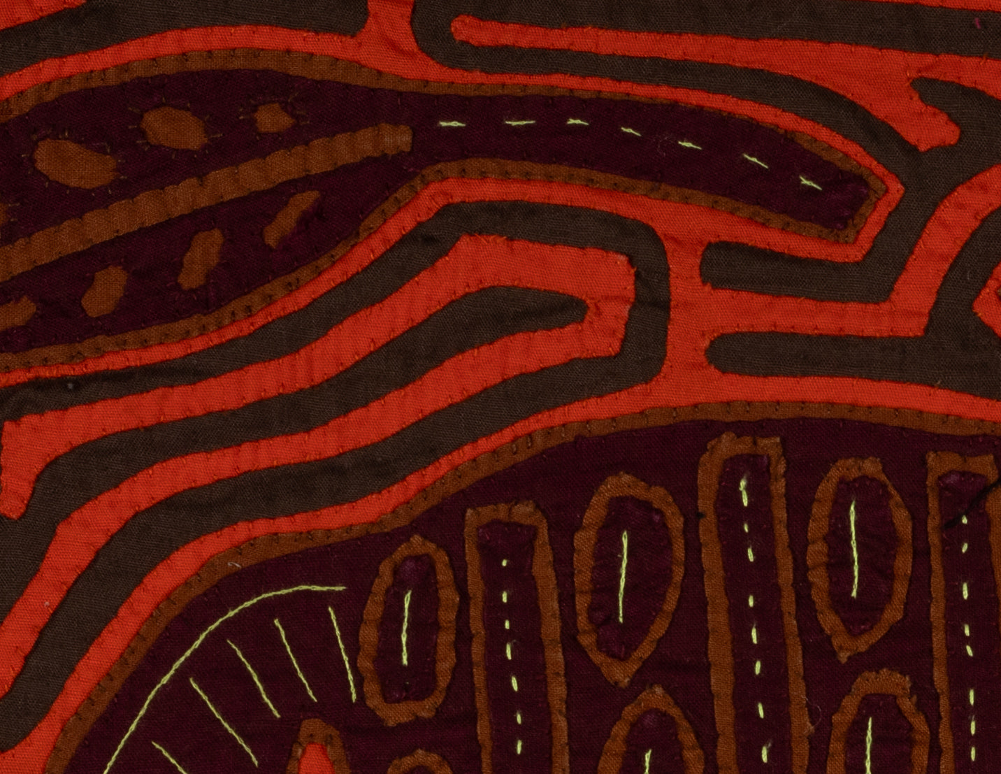 Orange And Burgundy Puppy Dog Mola