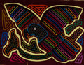 Rainbow Of Color Massive Parrot Bird In Flight Mola