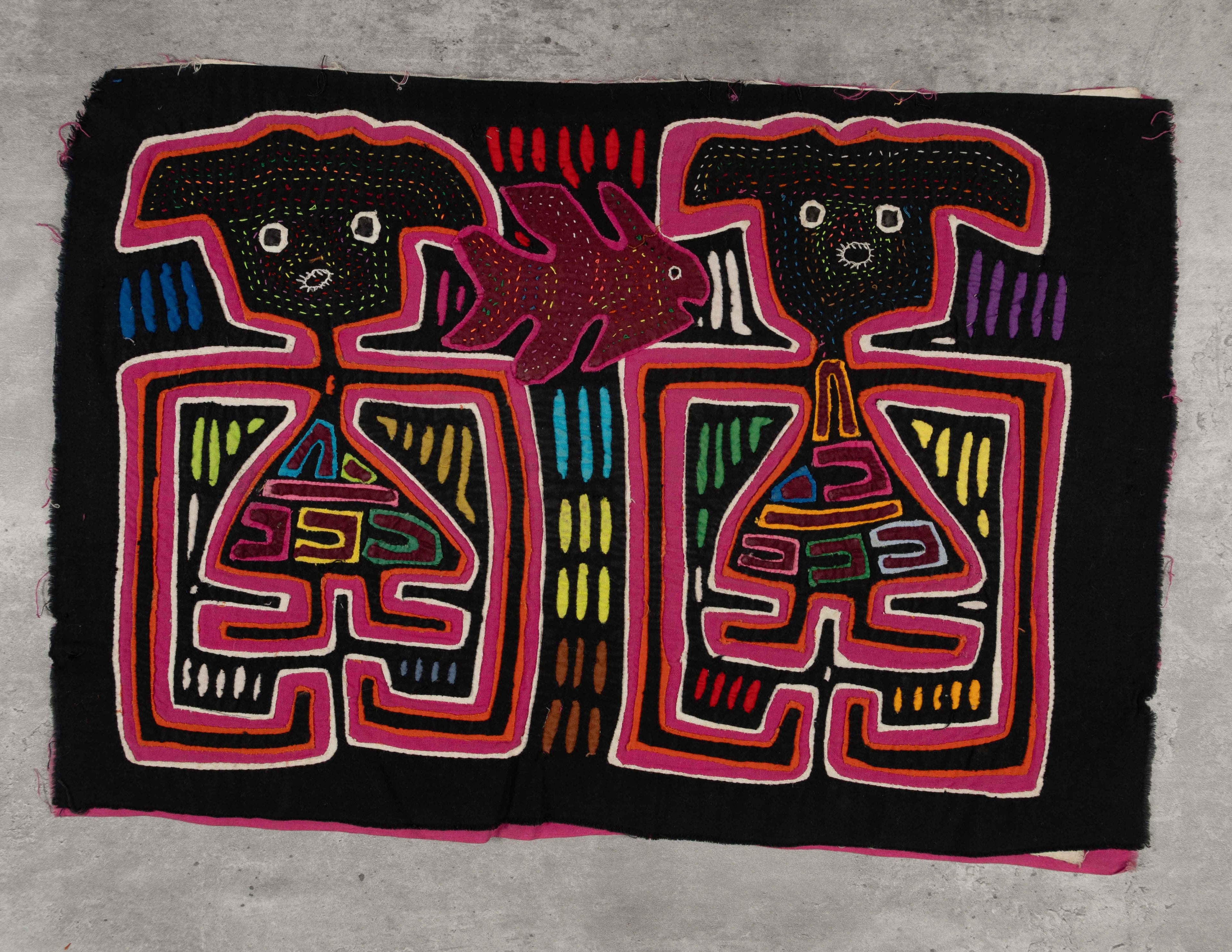 Black And Pink Weirdo Fisherman Mola