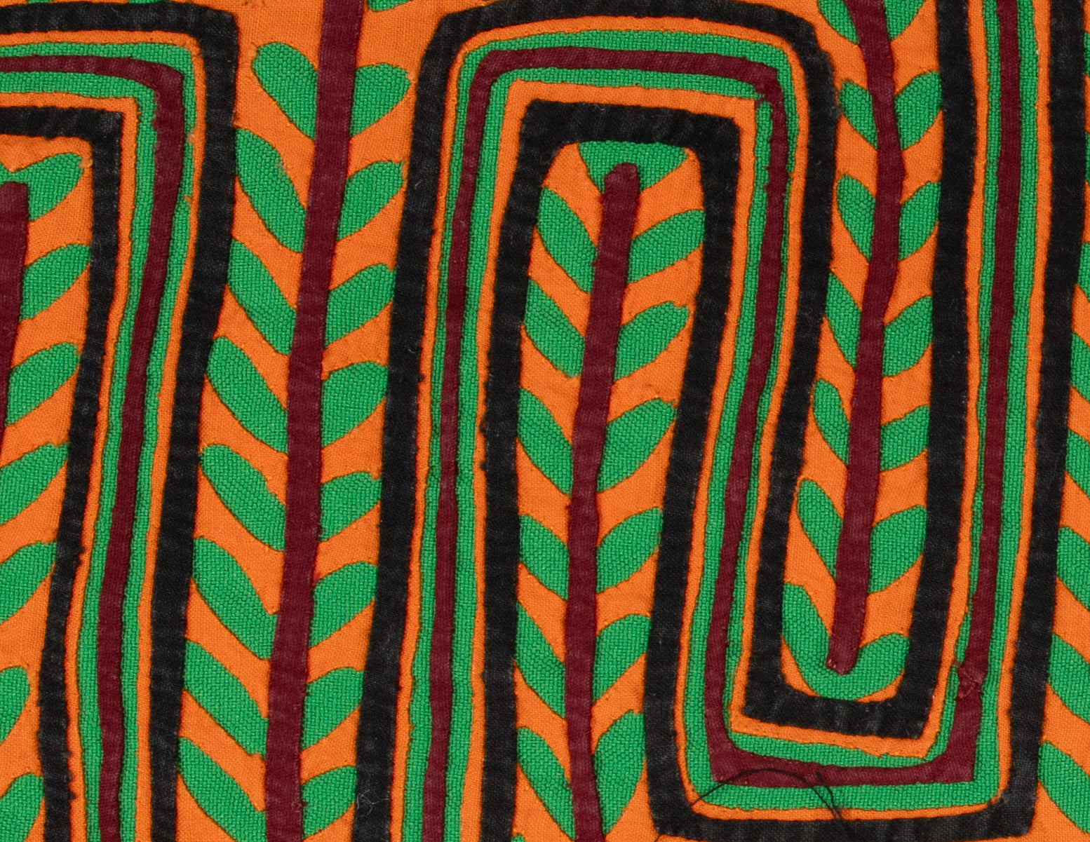 Orange And Green Hermit Crab Sand Design Mola