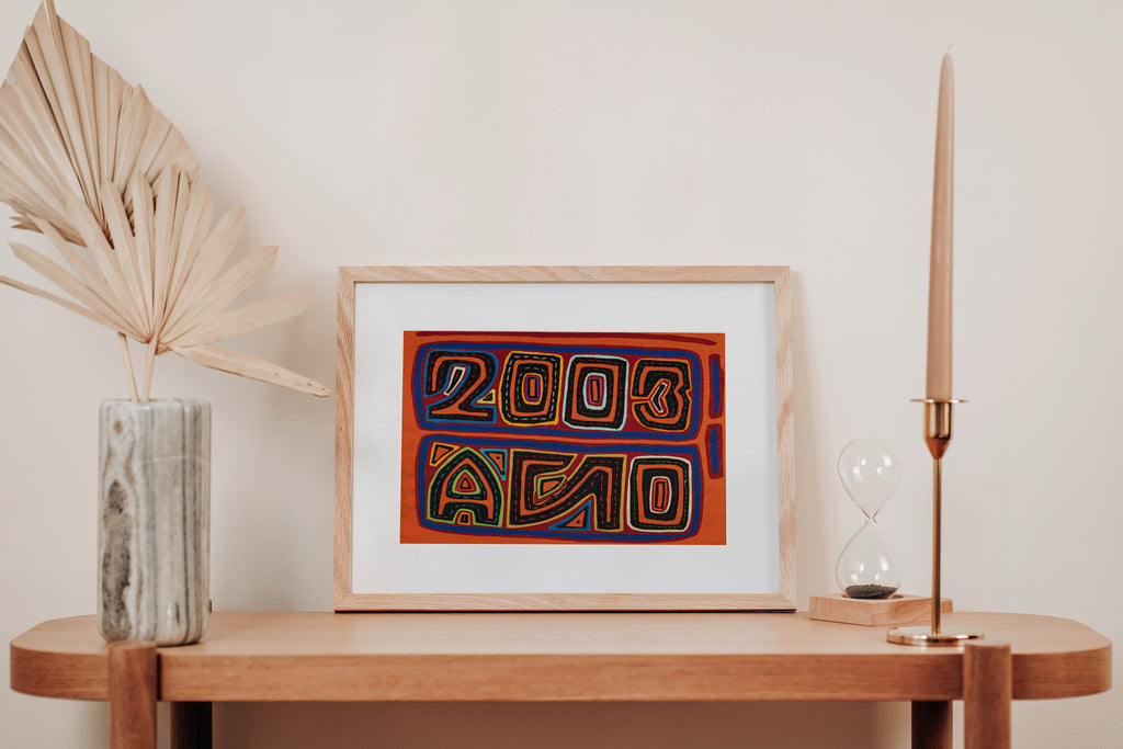 Orange And Blue Year 2003 Mola