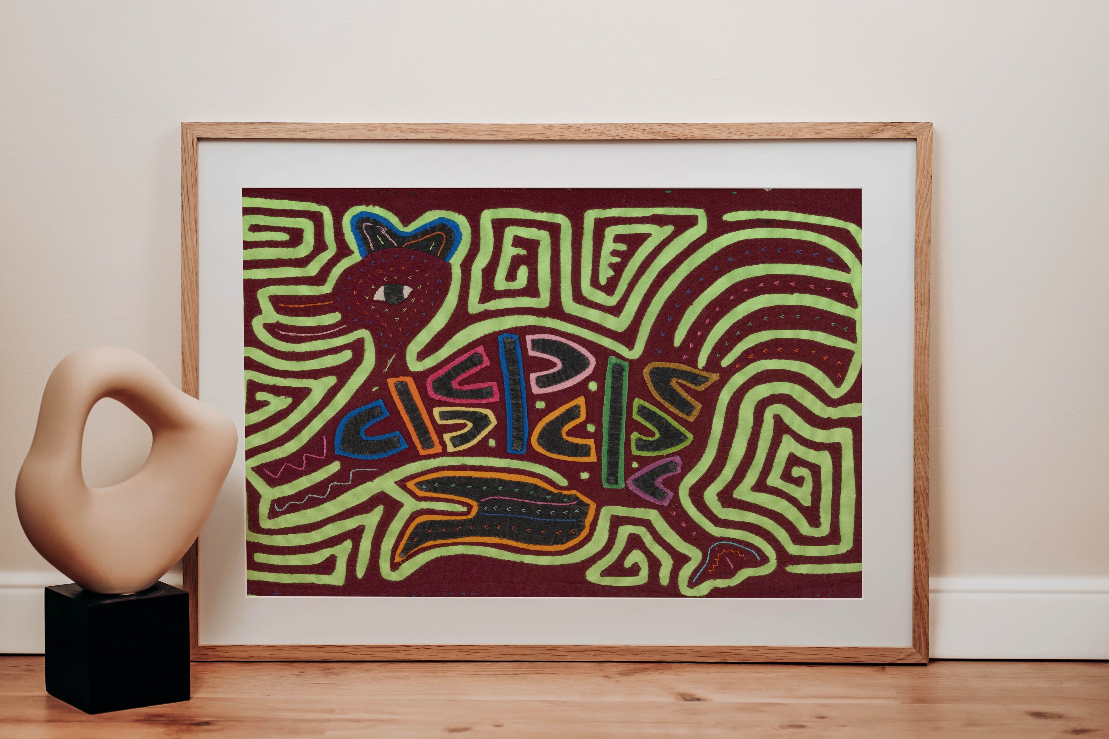 Maroon And Green Prancing Rainforest Beauty Mola