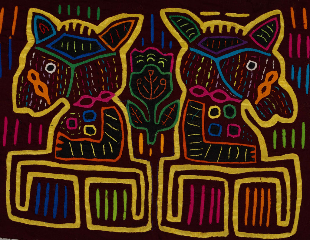 Burgundy And Yellow Puppy Dog Mola