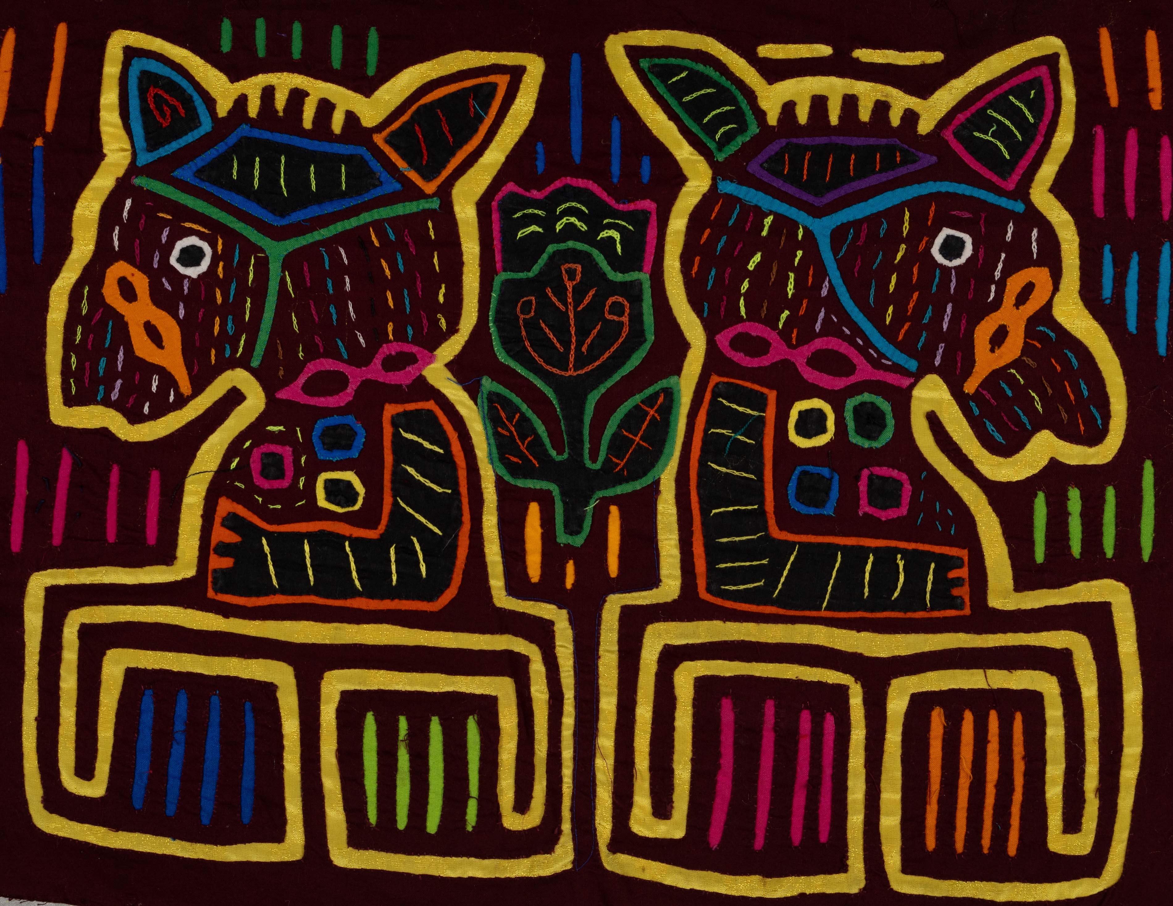 Burgundy And Yellow Puppy Dog Mola