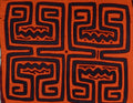 Orange And Blue Optical Illusion Faces Mola