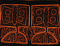 Black And Orange Butterfly Mola