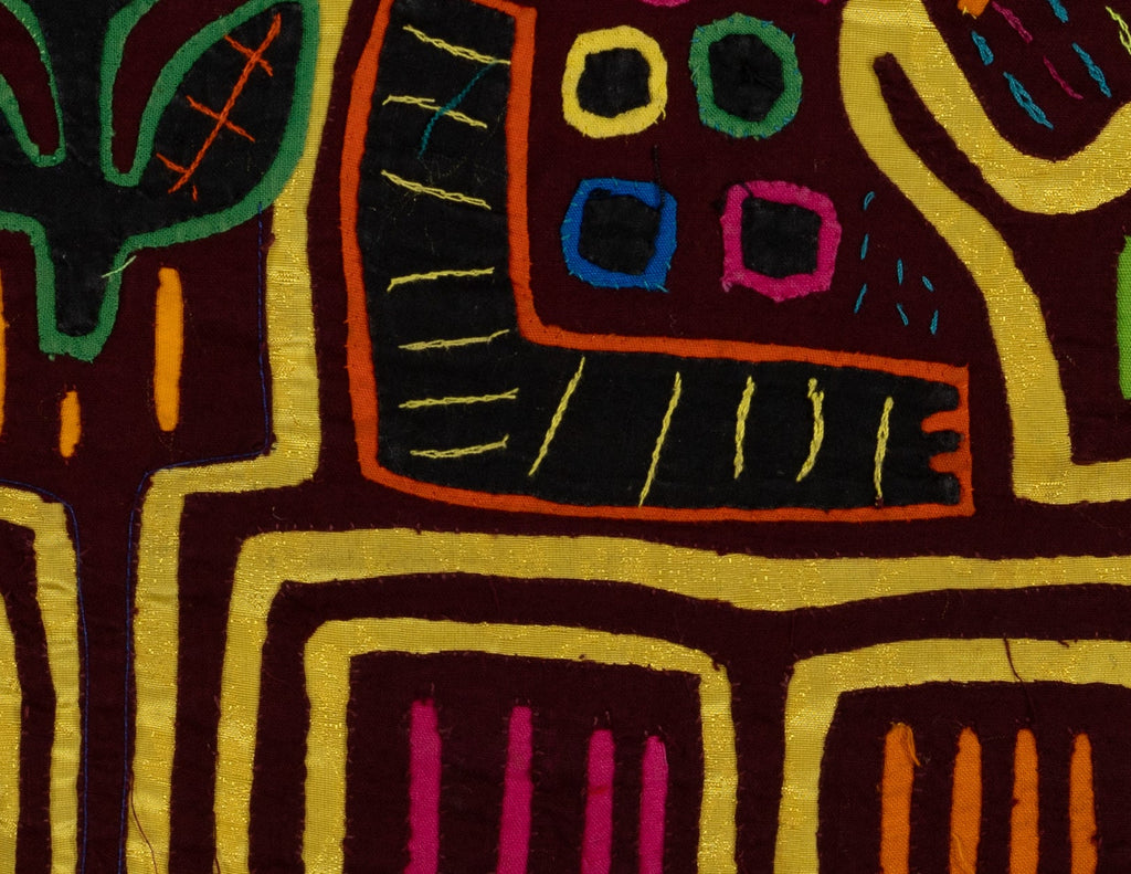 Burgundy And Yellow Puppy Dog Mola