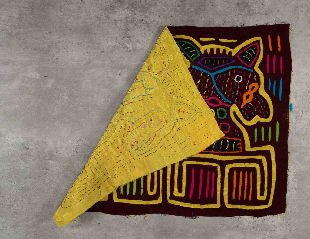 Burgundy And Yellow Puppy Dog Mola