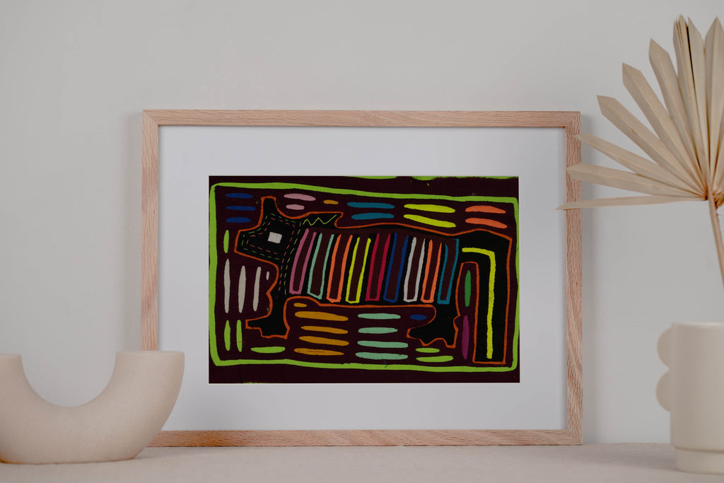 Chartreuse And Neon Orange Puppy Dog Mola