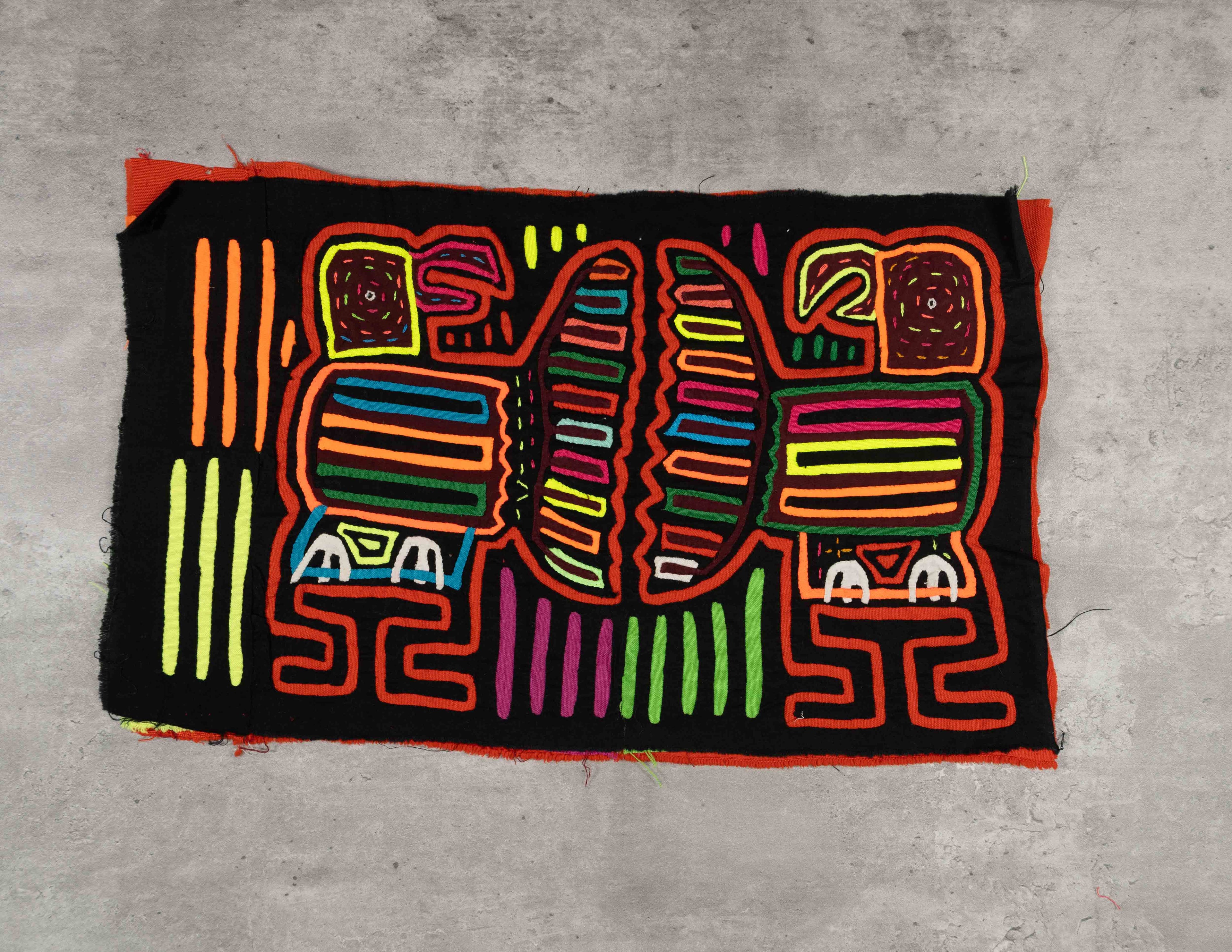 Black And Red Tale Of Two Tail Feathers Mola