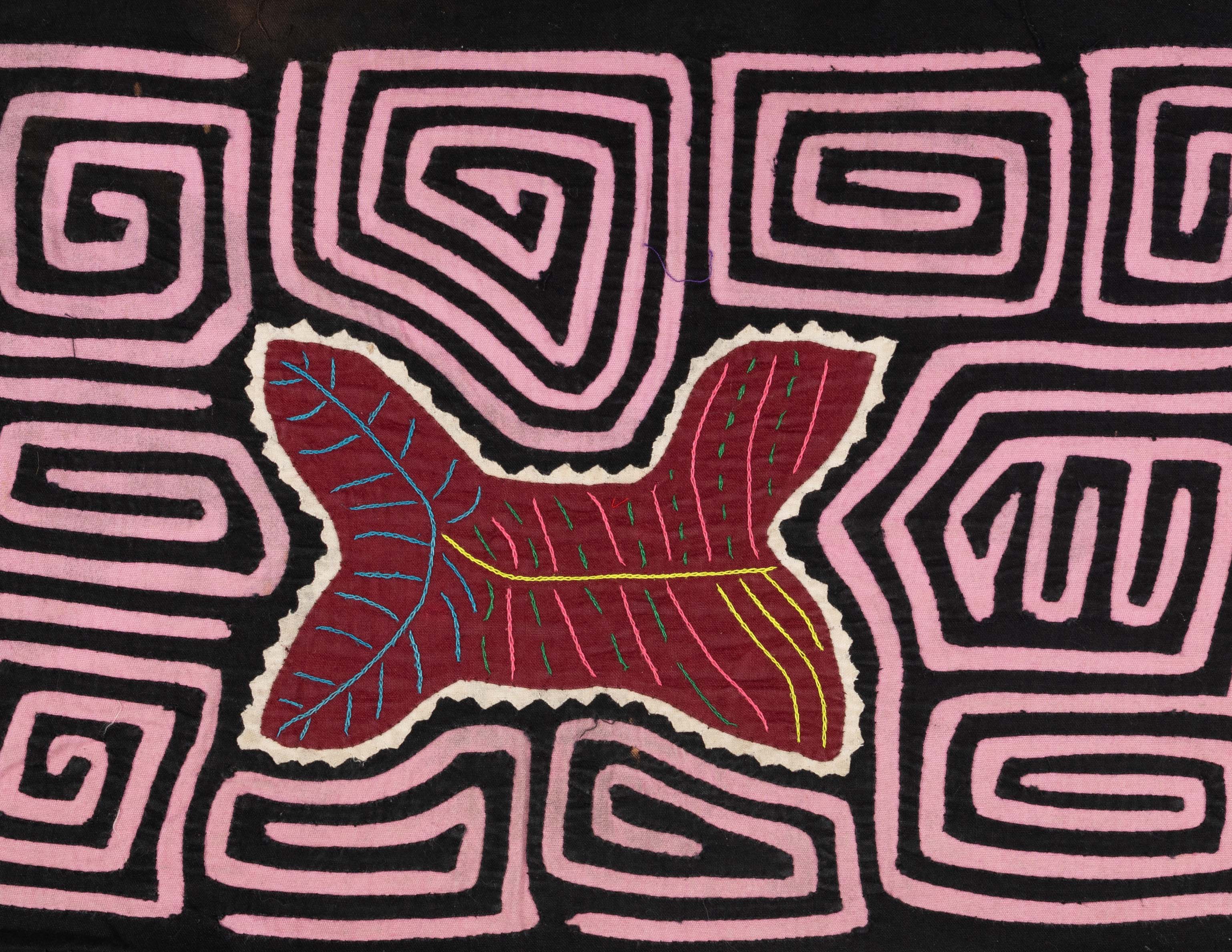 Black And Pink Tempting Dog Bone Mola