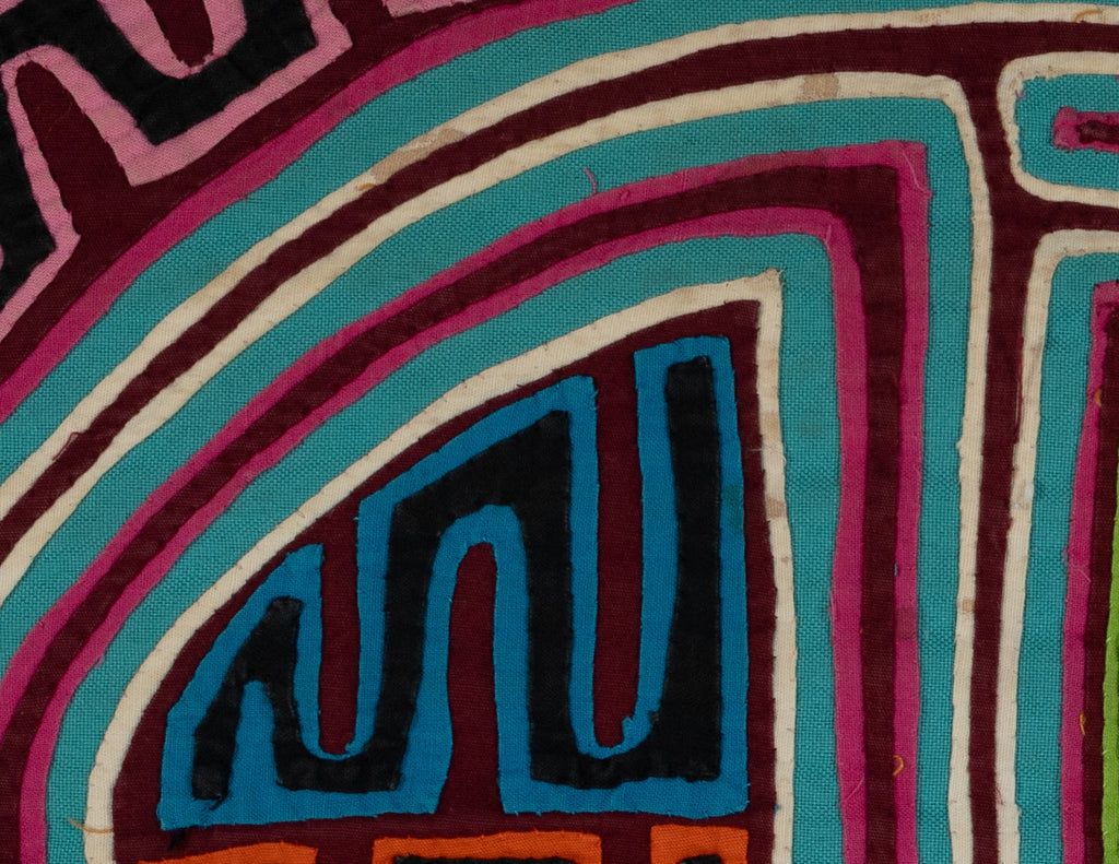 Turquoise And Burgundy Cell Division Mola