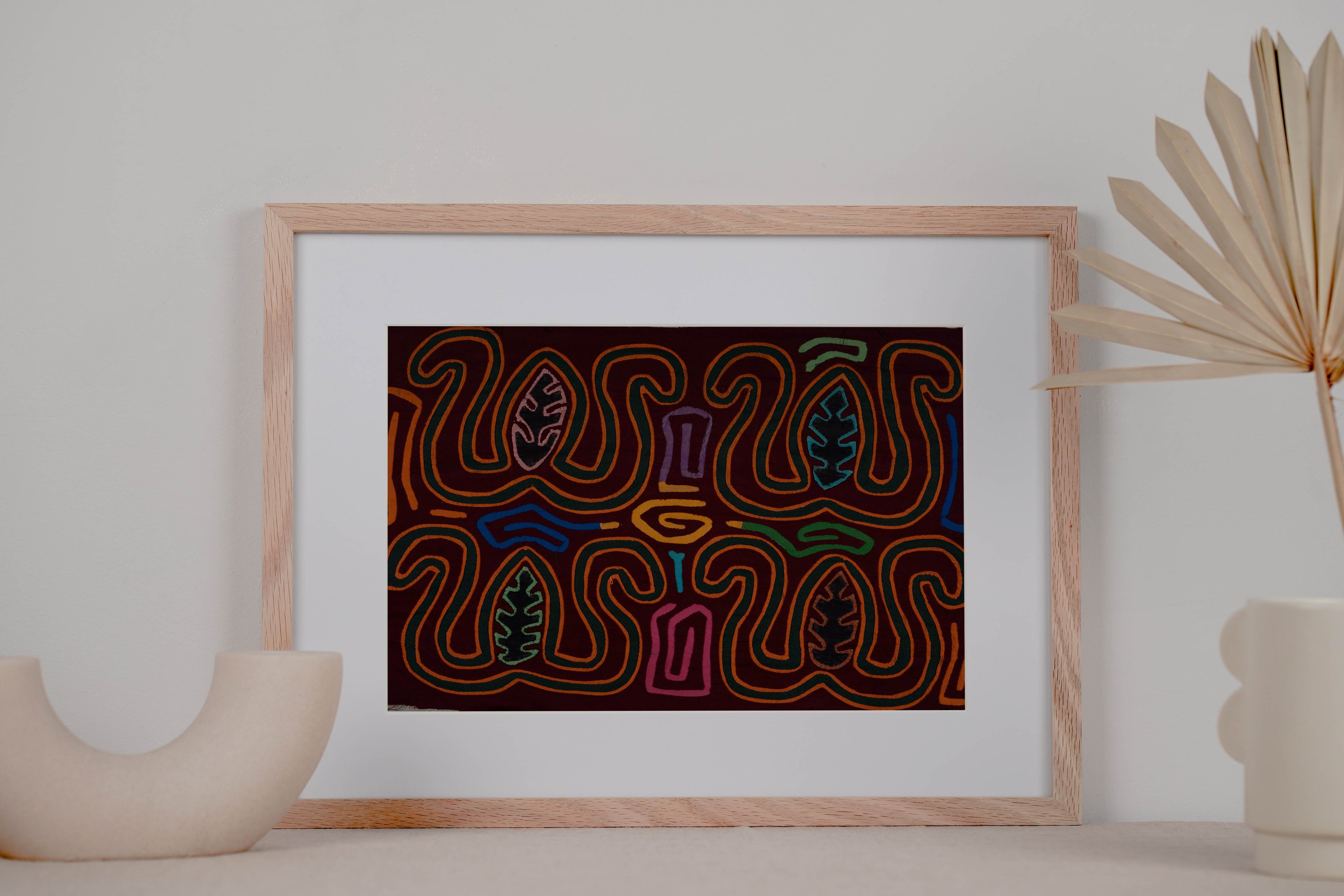 Burgundy Orange And Green M or W Mola