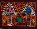 Maroon And Orange Arrow Heads Mola