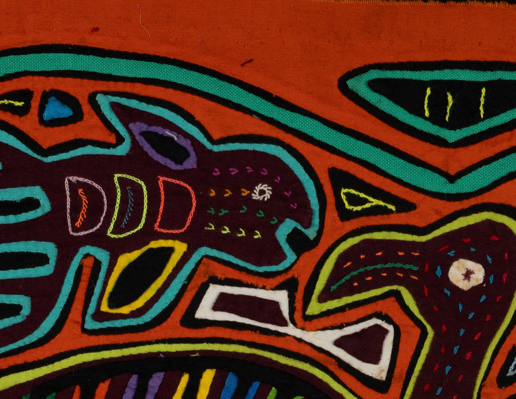 Orange And Green Kingfisher With Fish Mola