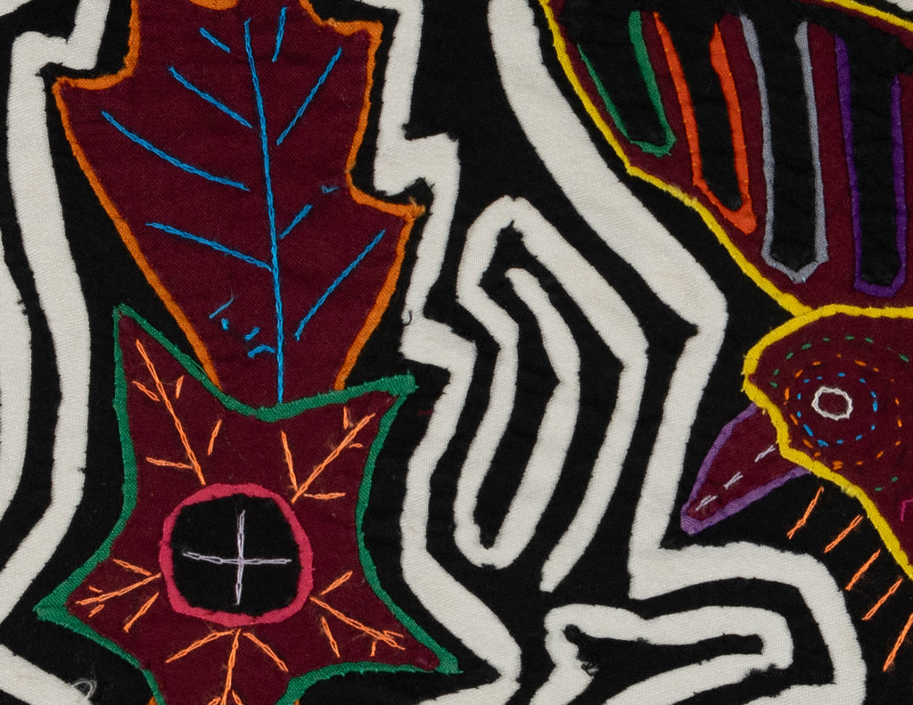 Black And White Peace Dove Over A Rainbow Mola