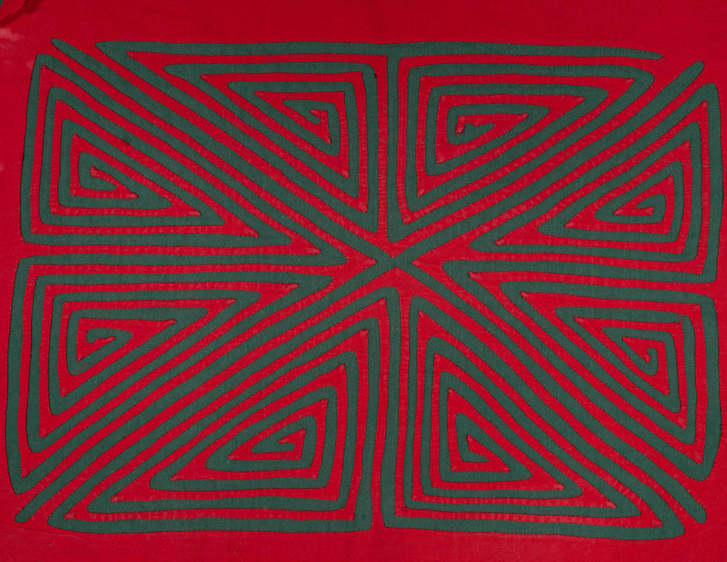 Vintage Green And Red Classic Design Mola