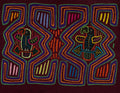 Maroon Green And Blue Parrot Birdcage Mola