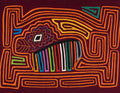 Burgundy and Orange Rainforest Jungle Critter Mola