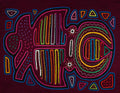Burgundy Multi-Color Monster Of The Deep Mola