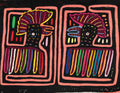 Black And Peach Cockadoodle Doo Rooster Chicken Mola