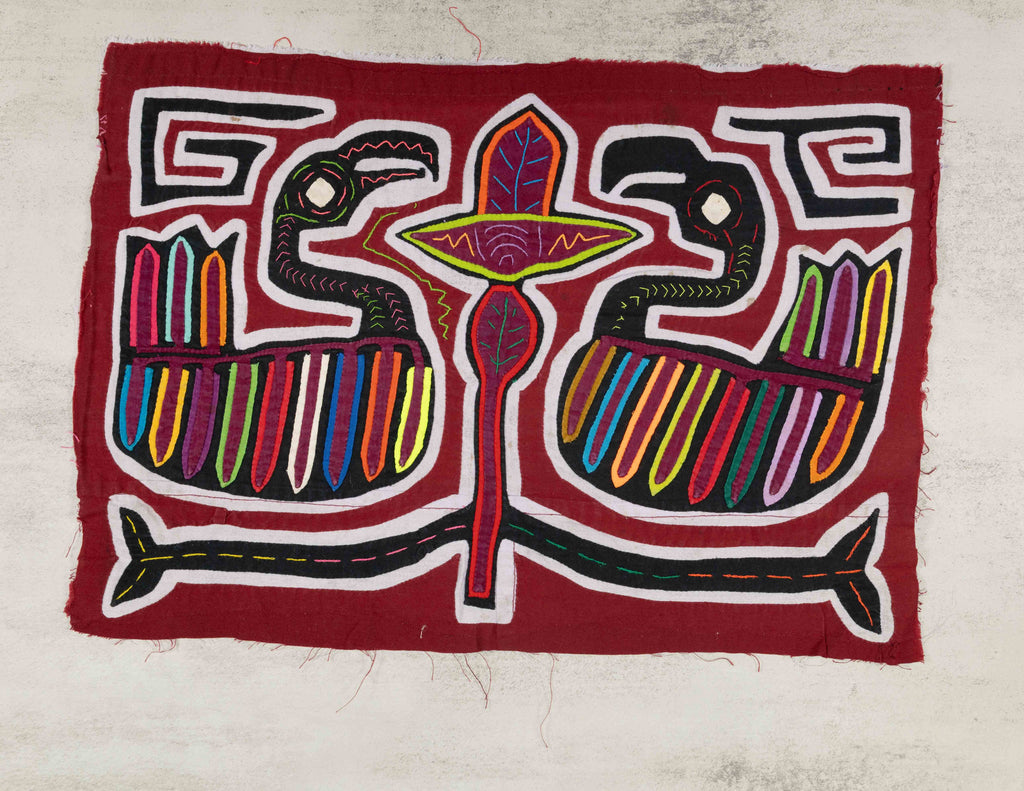 Maroon And White Goose Weathervane Mola