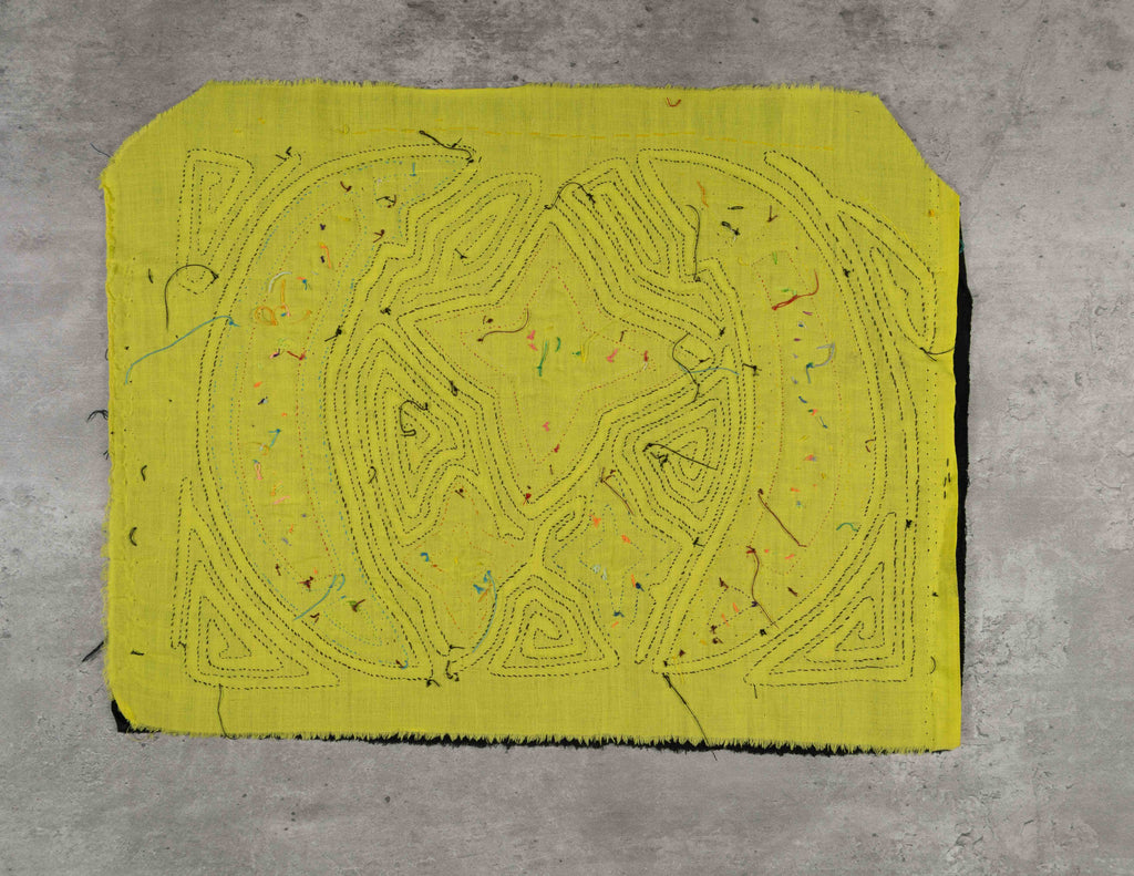 Black And Yellow Moon And Stars Mola