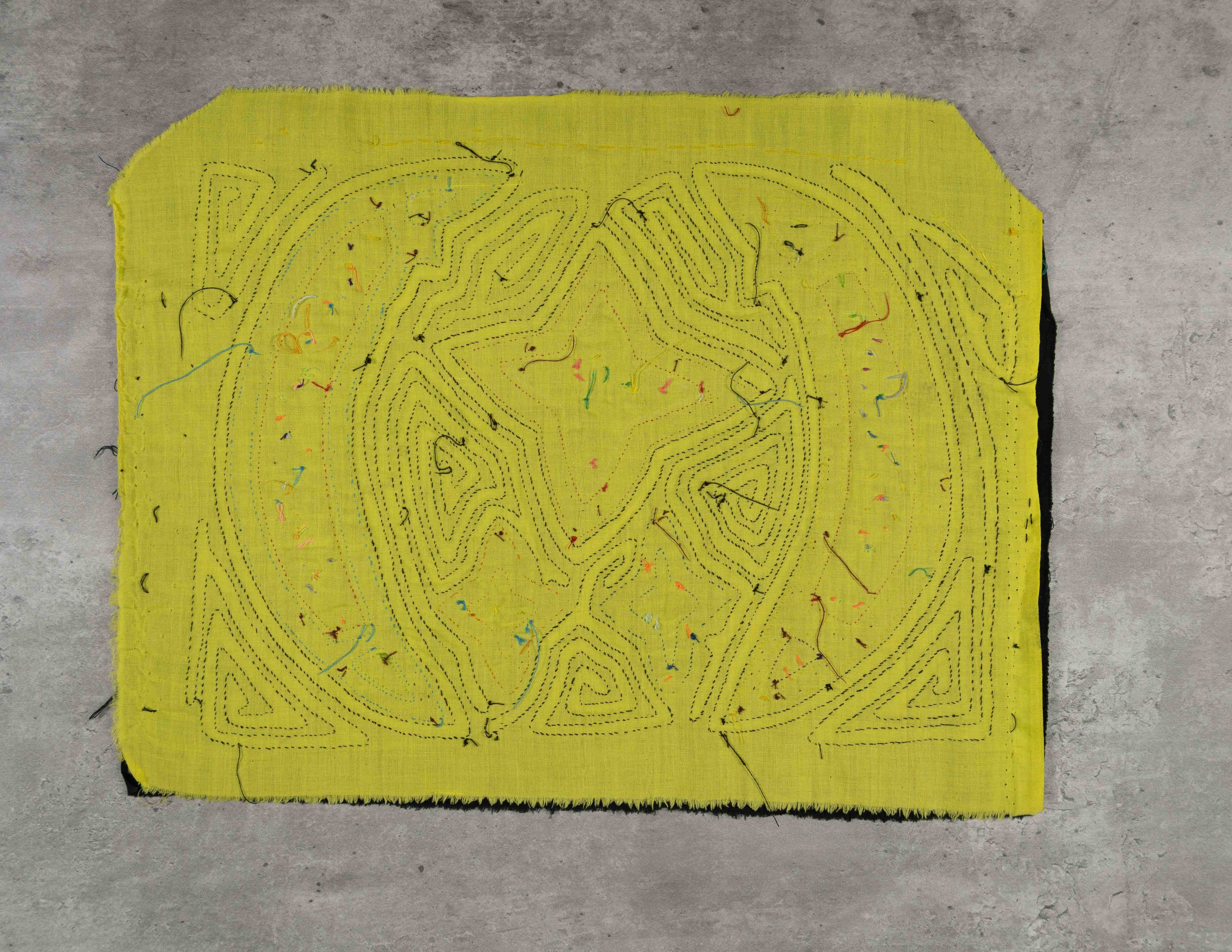 Black And Yellow Moon And Stars Mola