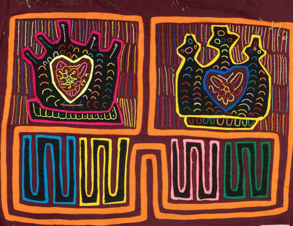 Burgundy And Orange King And Queen Crown Mola