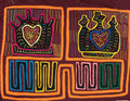 Burgundy And Orange King And Queen Crown Mola