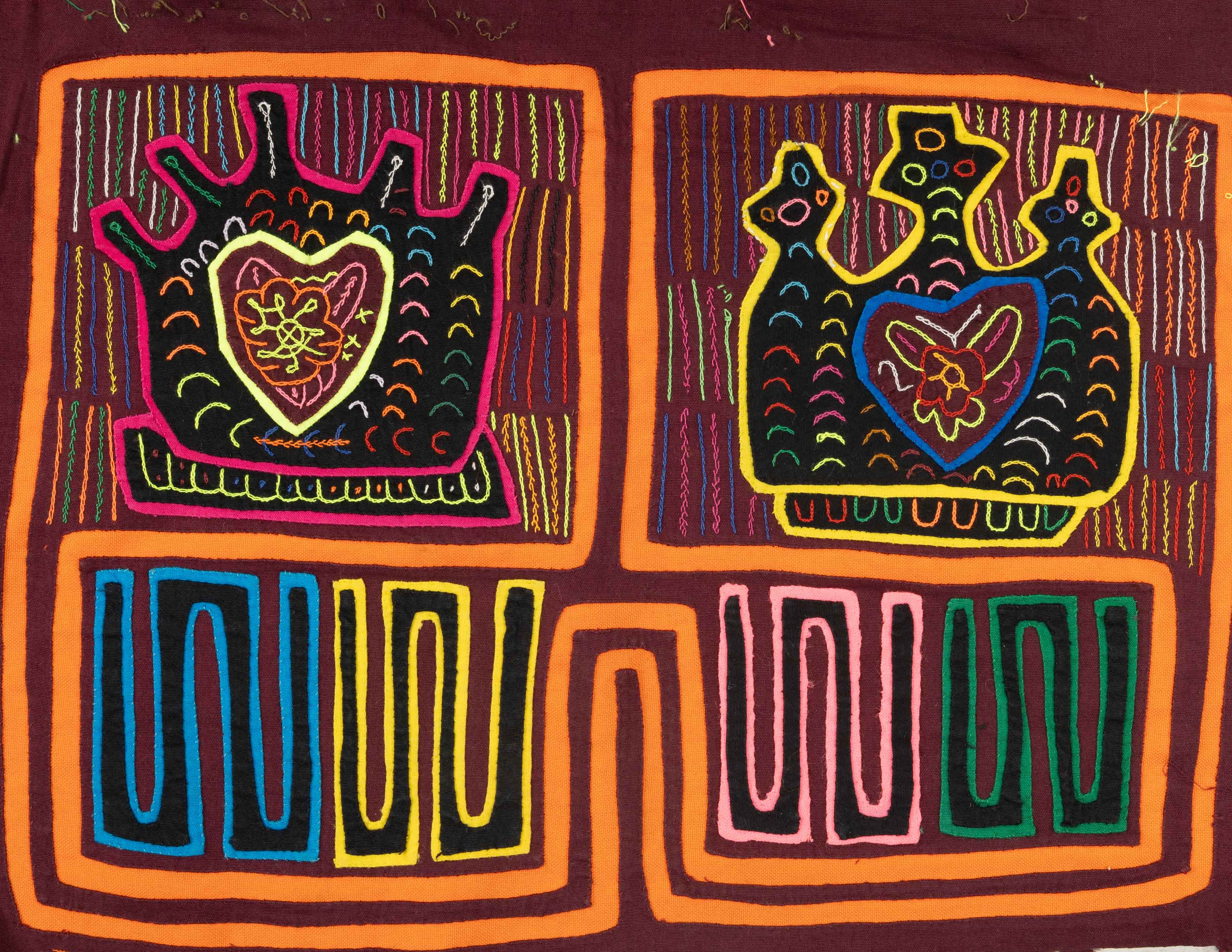 Burgundy And Orange King And Queen Crown Mola
