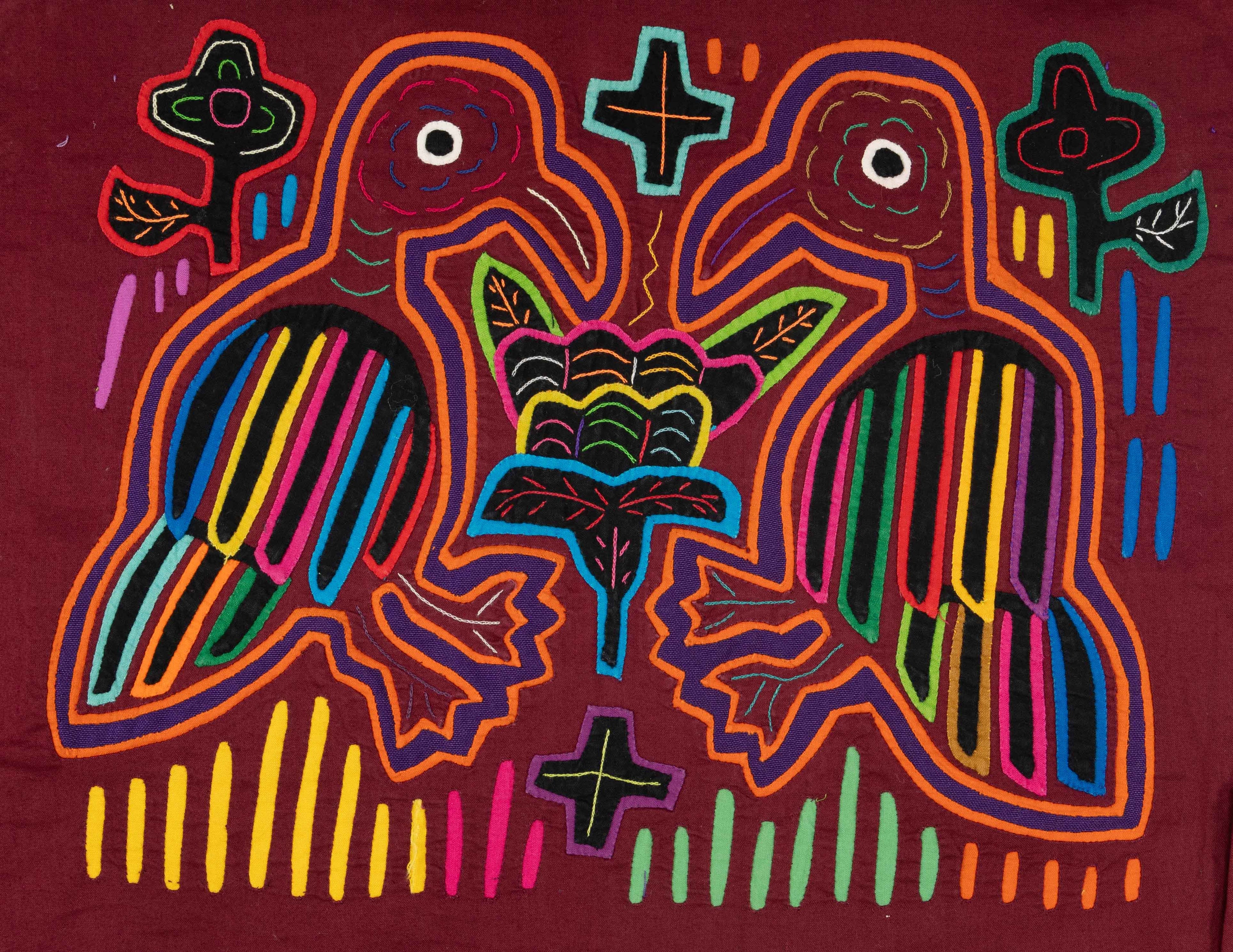 Maroon And Orange Gossip Bird Mola