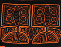 Black And Orange Butterfly Mola