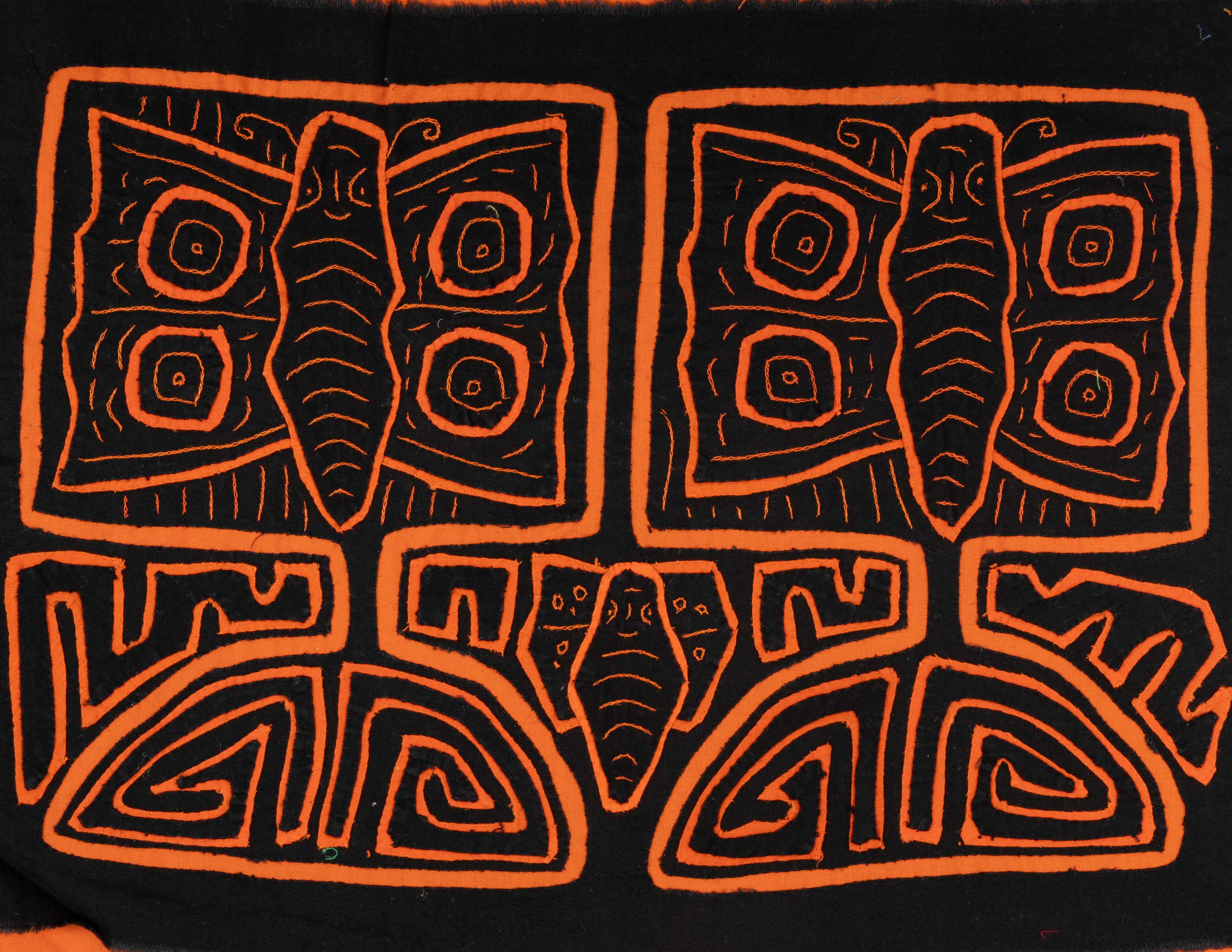 Black And Orange Butterfly Mola