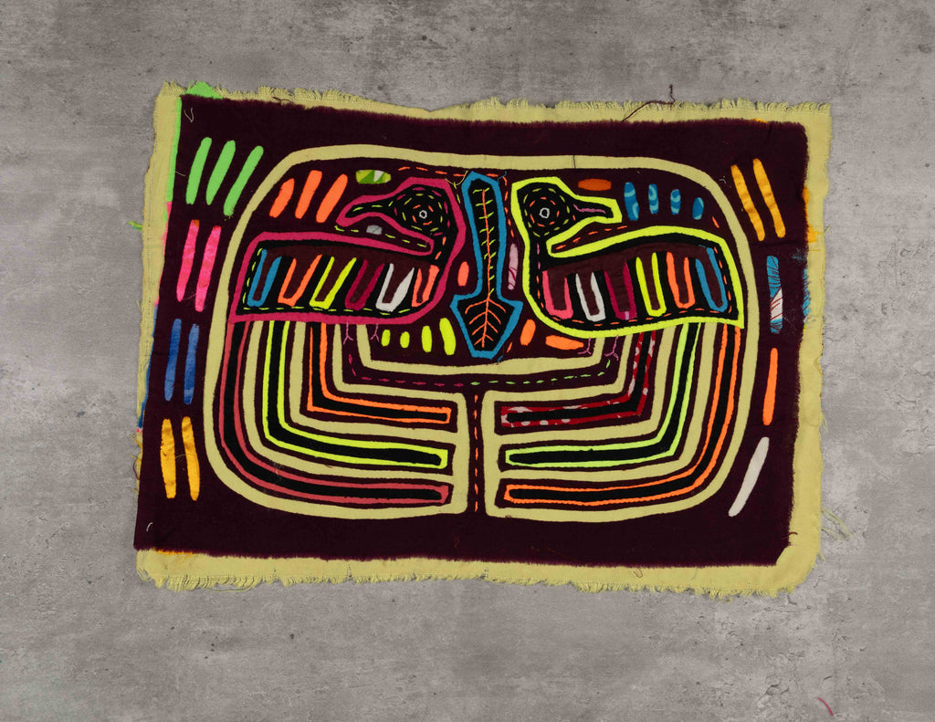 Burgundy And Yellow Quetzal Long Tail Mola