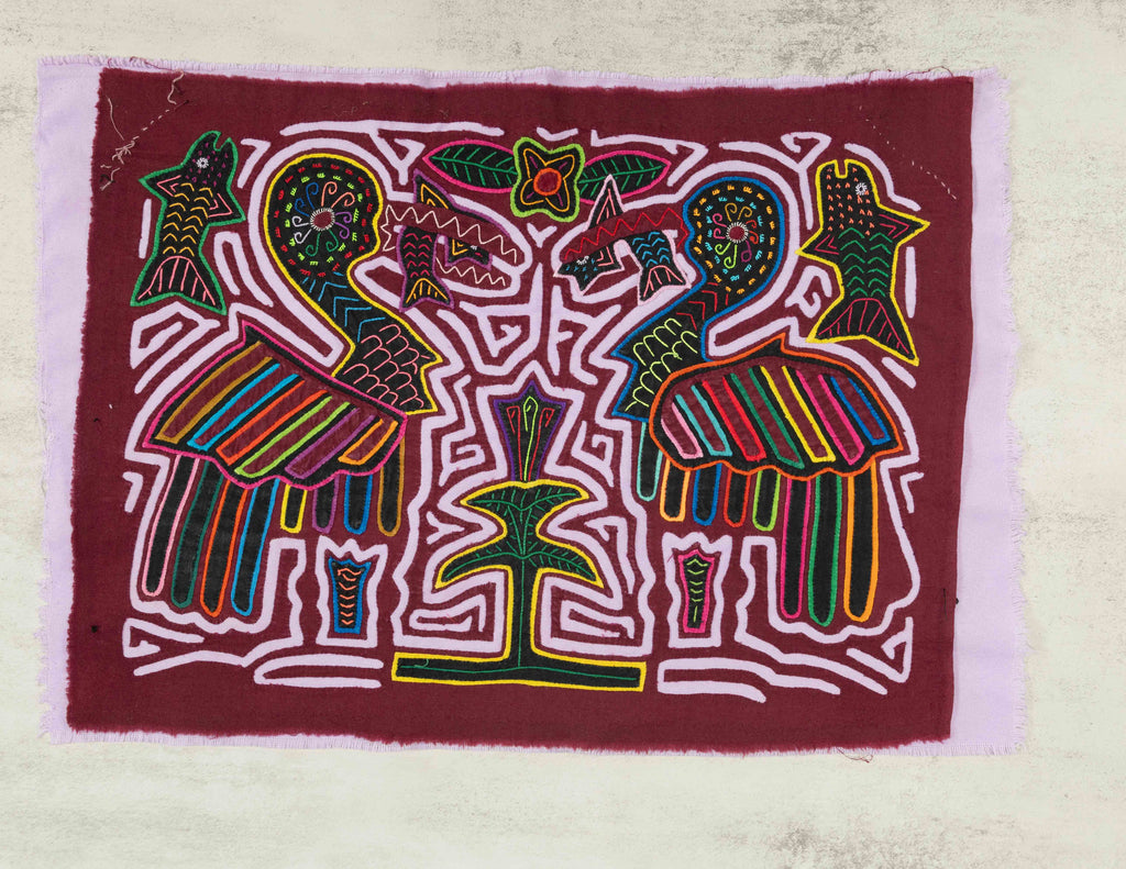 Burgundy And Purple Kingfisher With Fish Mola