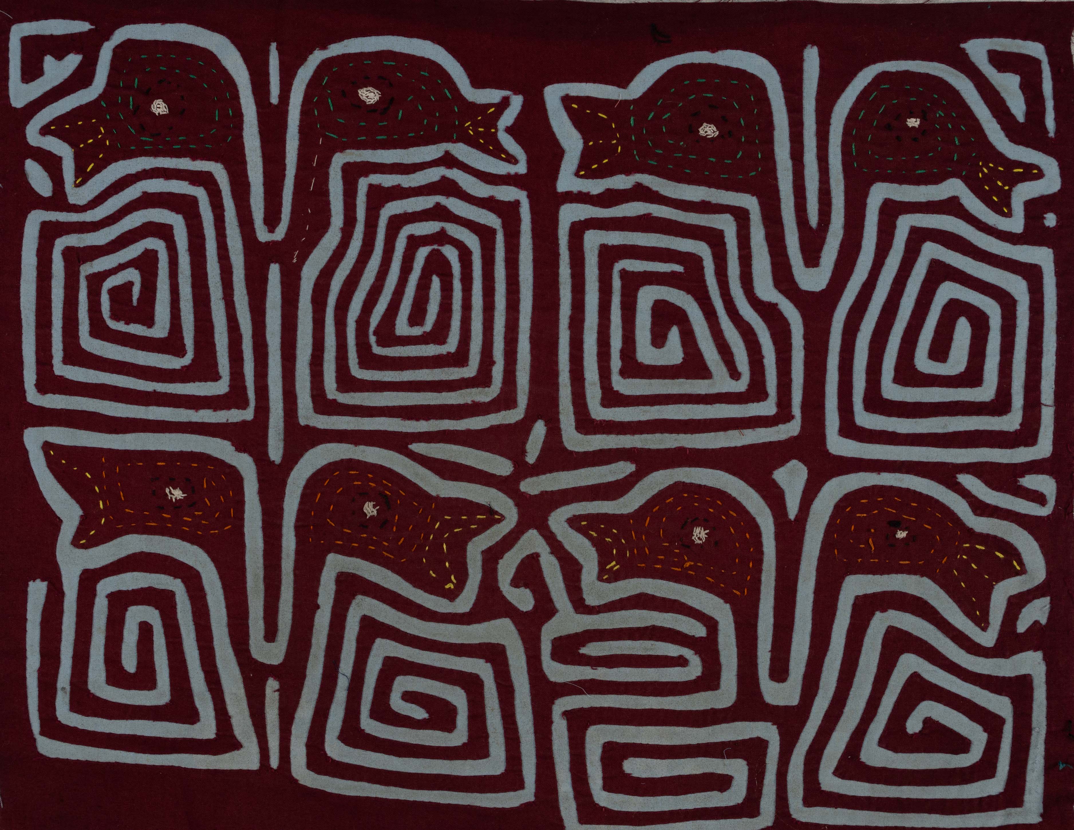 Burgundy And Blue Songbird Mola