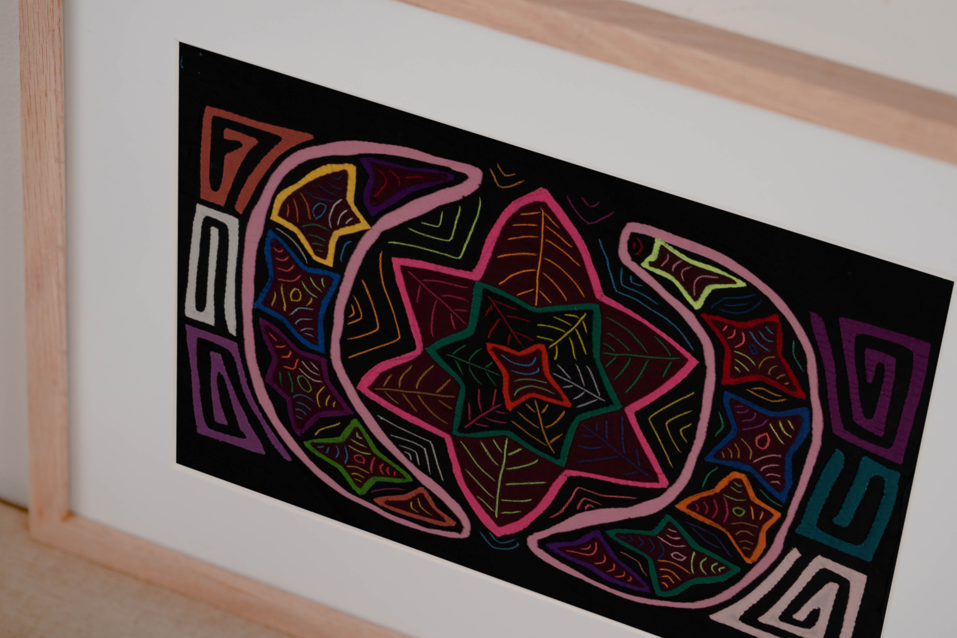 Black And Pink Star Sun And Moon Mola