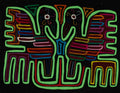 Black And Green Gossip Bird Mola