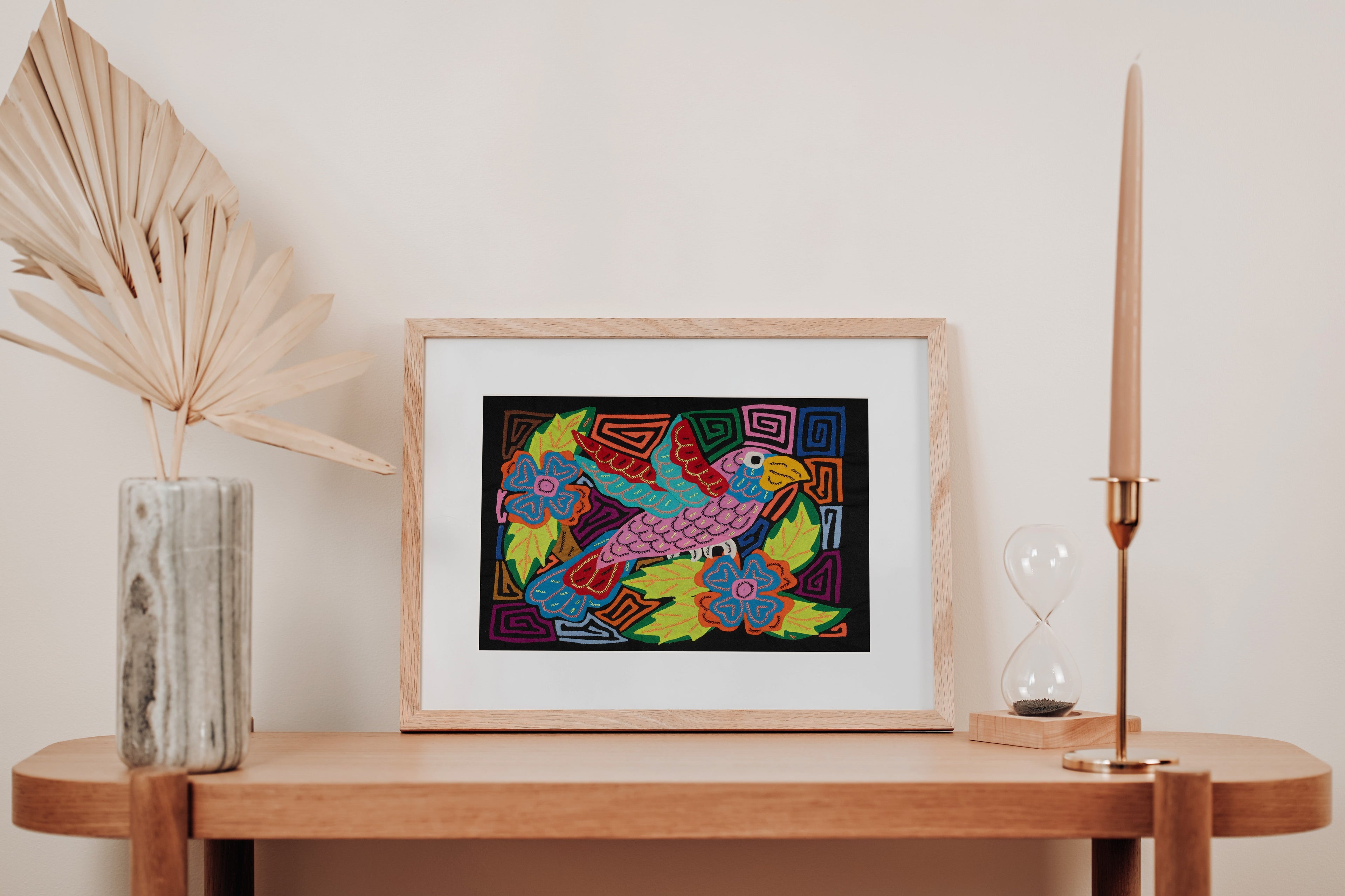 Pink And Blue Fantasy Parrot Bird Mola