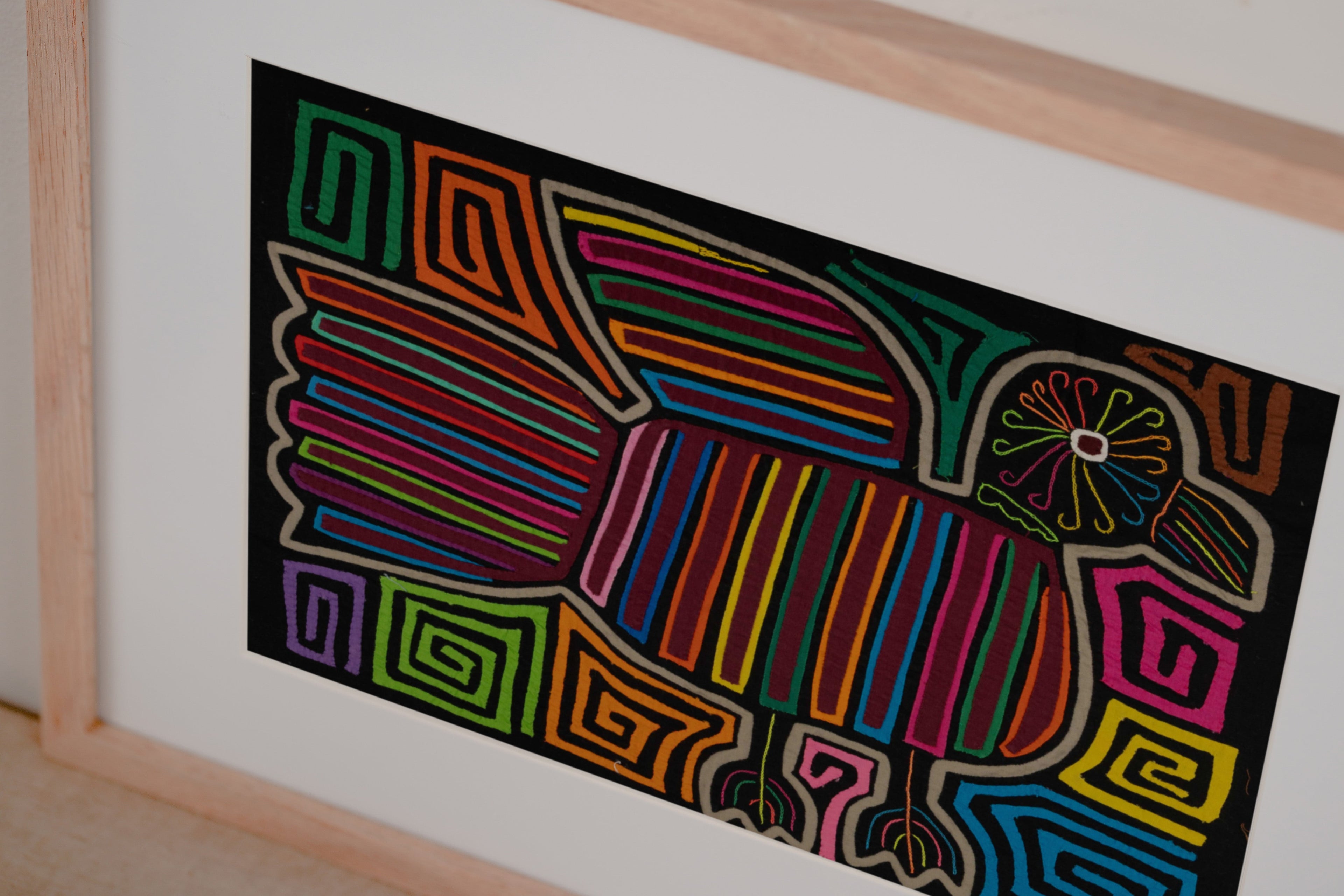 Proud Rainbow Colorful Bird Mola