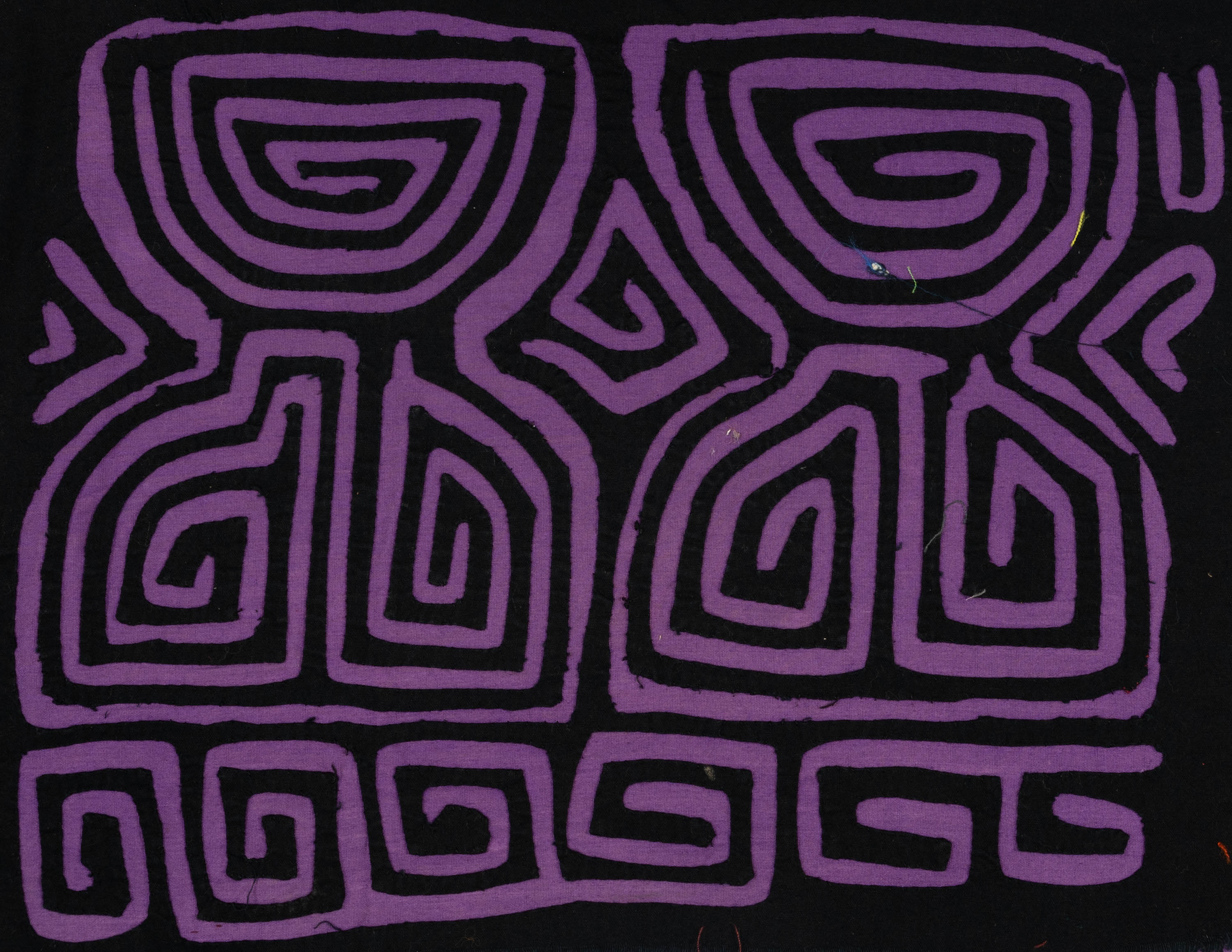 Black And Purple Classic Design Mola