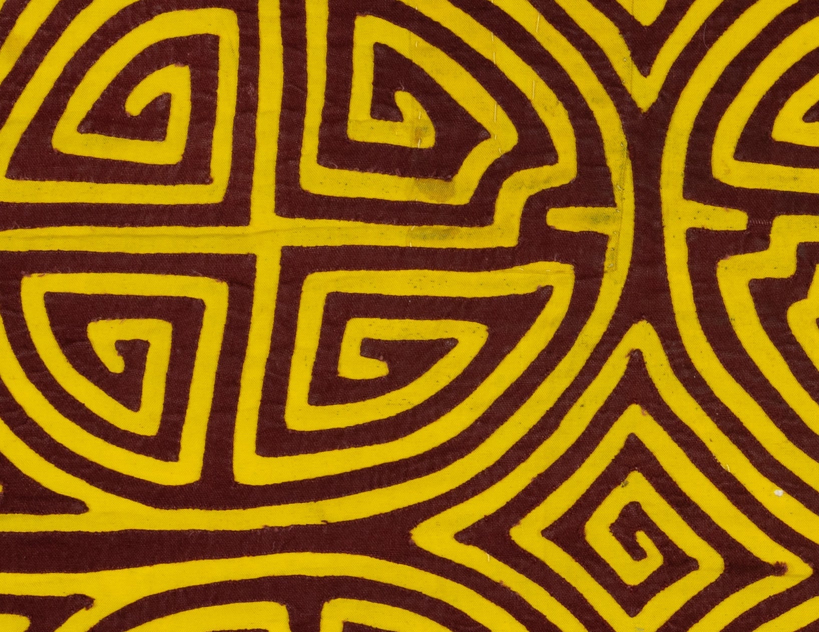 Vintage Burgundy And Gold Classic Design Mola