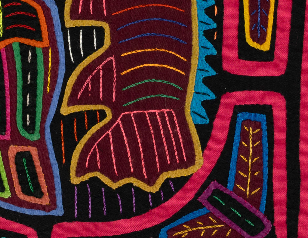 Pink And Black Parrot And Fish Mola
