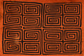 Vintage Black And Orange Mola