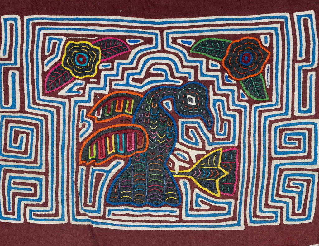 Maroon And Blue Goonie Bird Mola