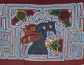 Maroon And Blue Goonie Bird Mola