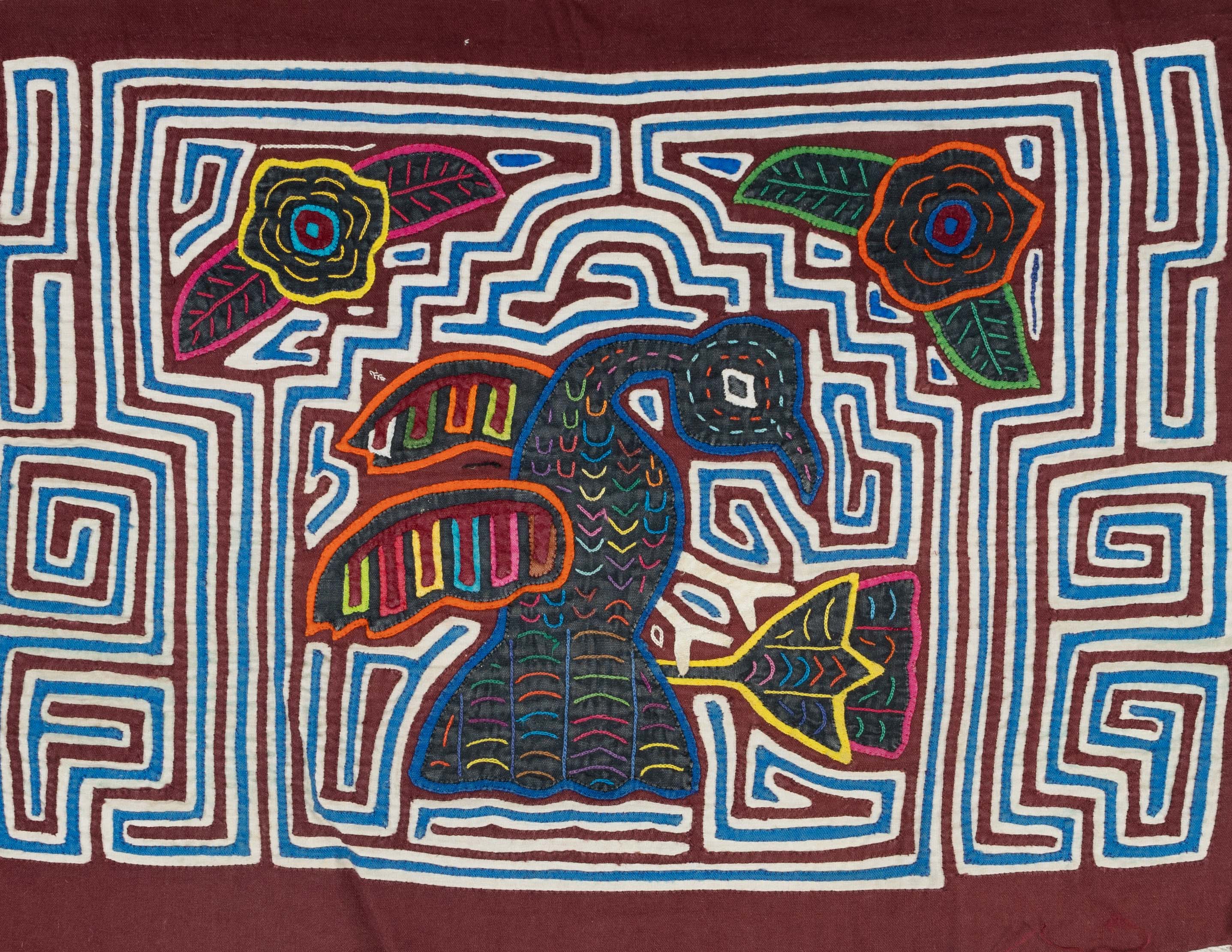 Maroon And Blue Goonie Bird Mola